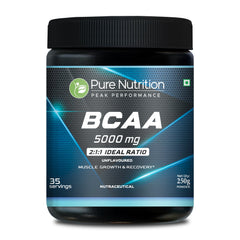 Peak Performance BCAA 5000 mg – 2:1:1 Ratio – Unflavoured