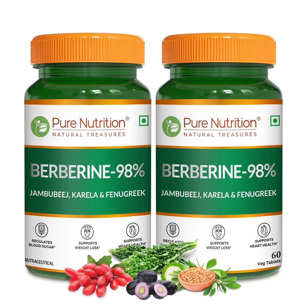 Berberine 98%  60 Vegetarian Tablets | Herbal Supplement