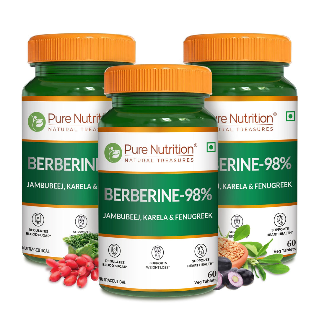 Berberine 98%  60 Vegetarian Tablets | Herbal Supplement