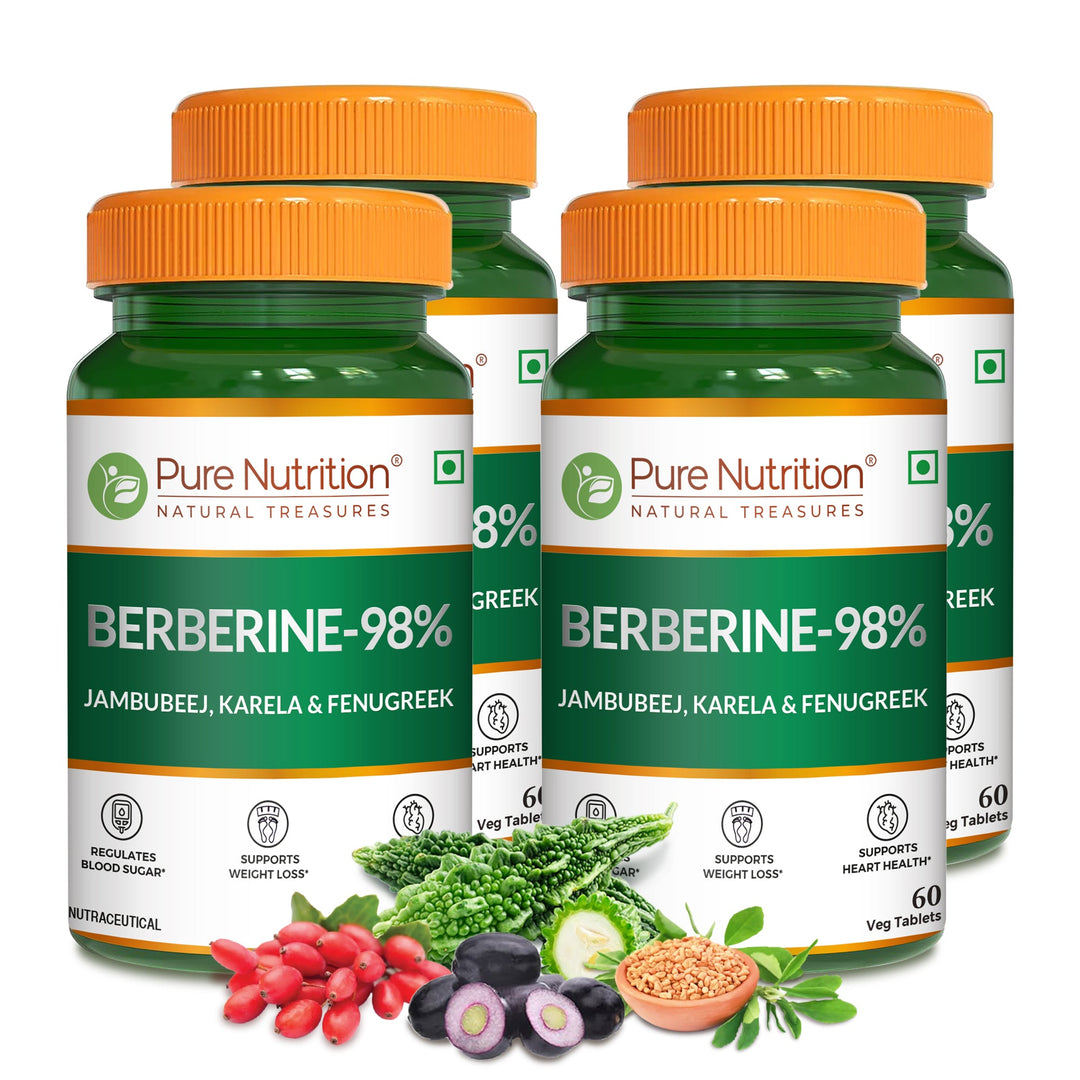 Berberine 98%  60 Vegetarian Tablets | Herbal Supplement