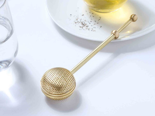 Lluvia Tea Brass Pump Tea Infuser