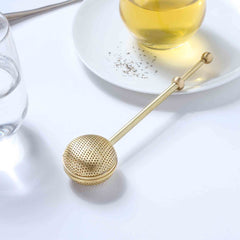 Lluvia Tea Brass Pump Tea Infuser