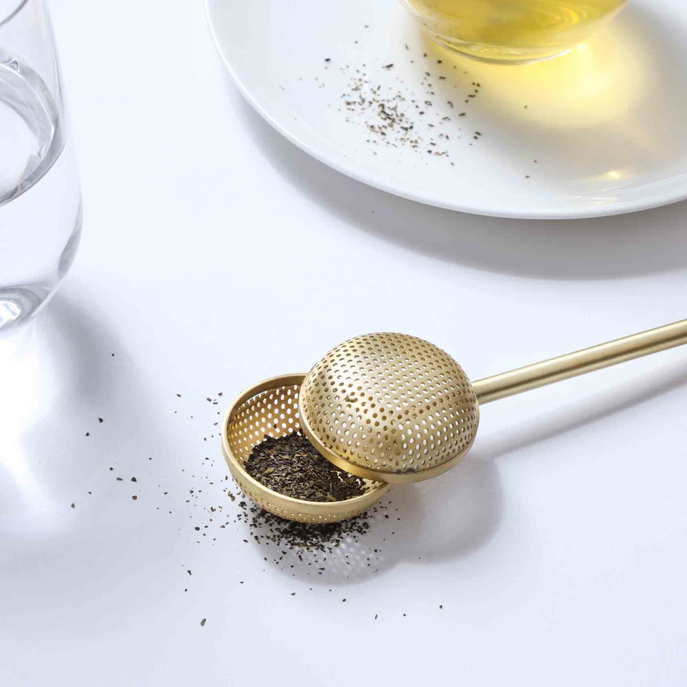 Lluvia Tea Brass Pump Tea Infuser