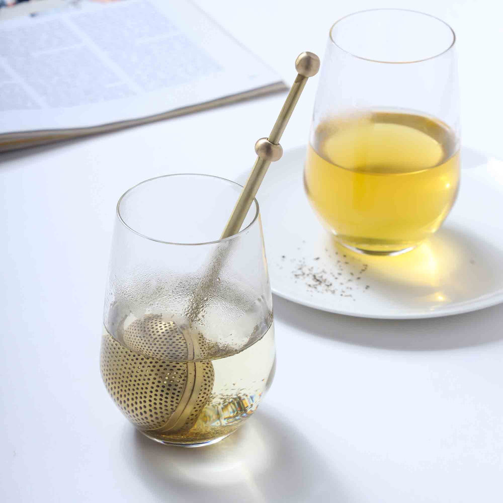 Lluvia Tea Brass Pump Tea Infuser
