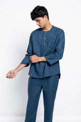 Linen  Men's Pyjama Set