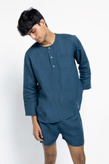 Linen Men's Short Set