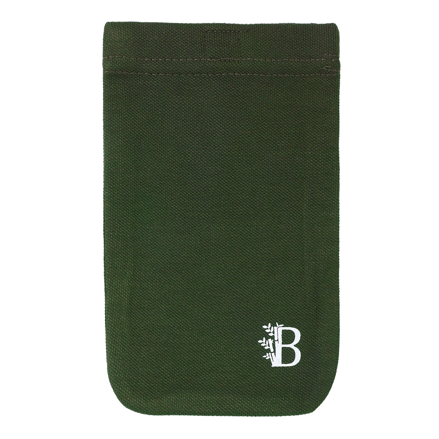Bamboo fabric anti-bacterial olive mobile cover