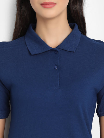 Bamboology Trends Bamboo Fabric Women's Polo T-Shirt | Blue