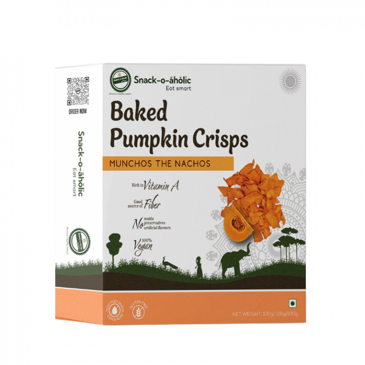 Snack-O-Aholic Baked Pumpkin Crisps Pack of 3