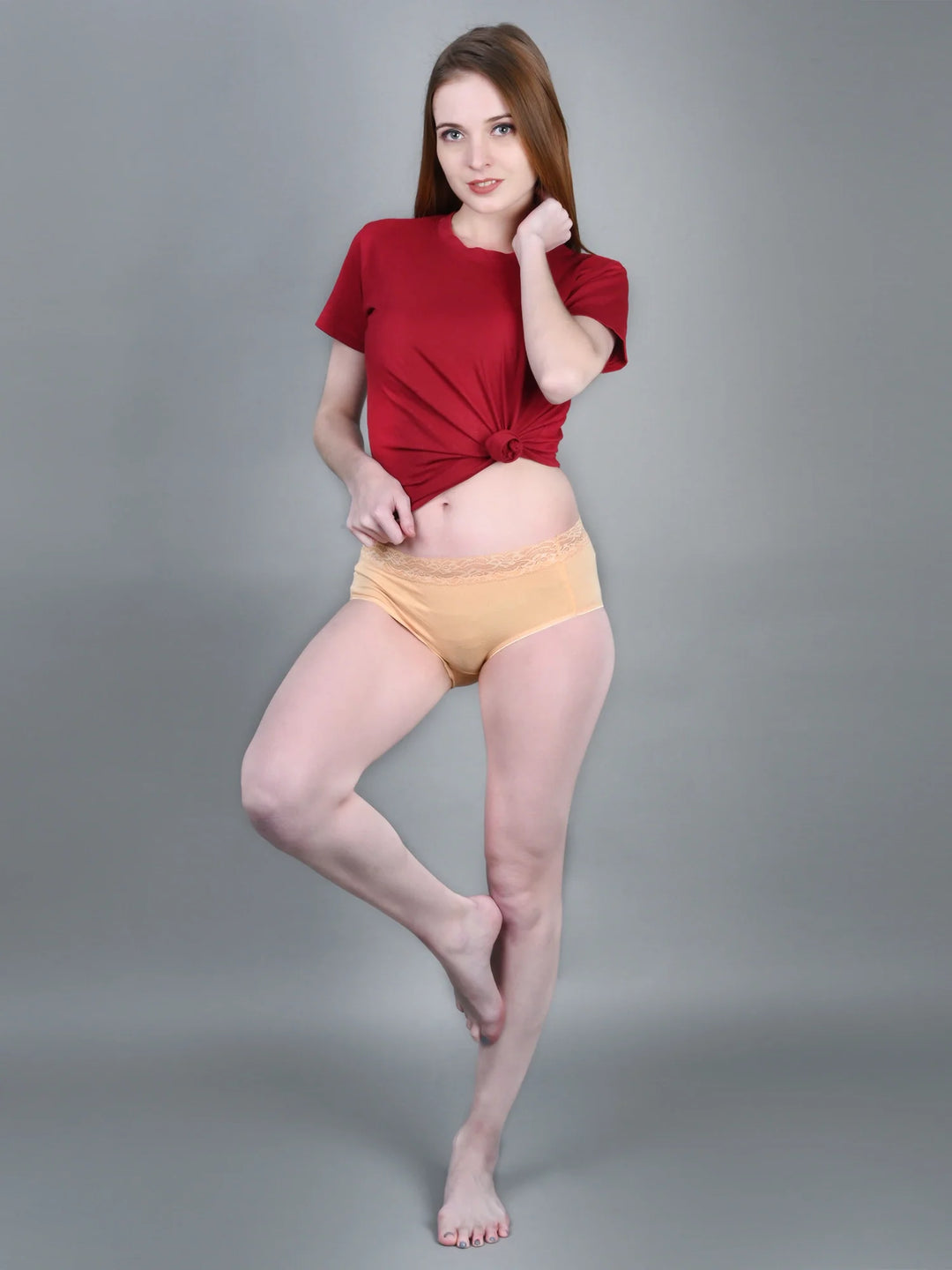 Bamboo Fabric Lace Panty Set | Pack of 3