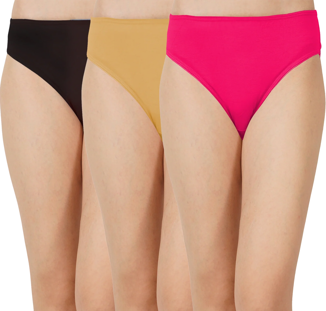 Bamboo Fabric Panty Set for Kids Girls (Pack of 3) – Soft, Breathable