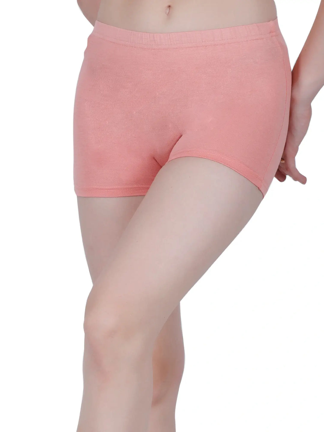 Bamboo Fabric boyshorts panties for women | Peach & Blue | Pack Of 2