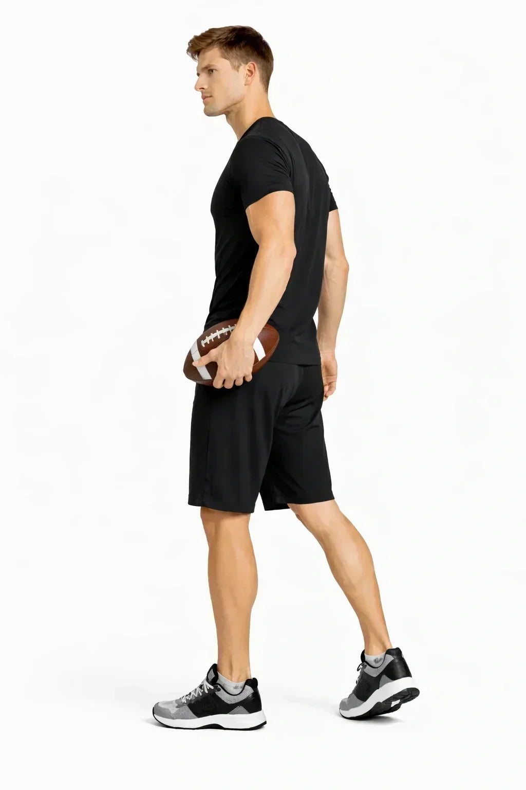 Bamboo Black Active Shorts with side Pockets for Men | Breathable & Ultra-Soft Gym
