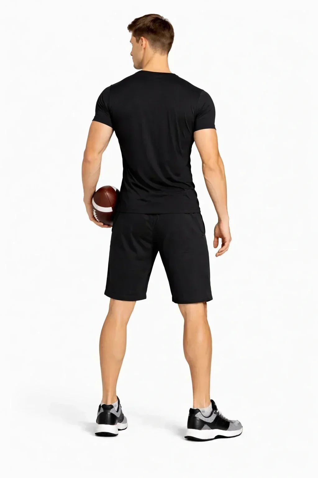 Bamboo Black Active Shorts with side Pockets for Men | Breathable & Ultra-Soft Gym