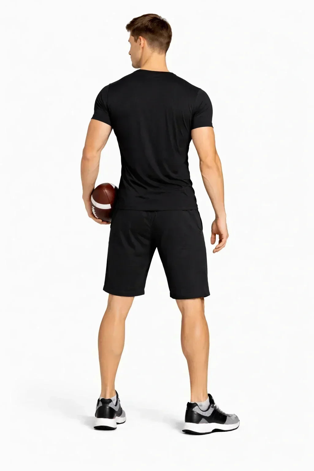 Bamboo Black Active Shorts with side Pockets for Men | Breathable & Ultra-Soft Gym