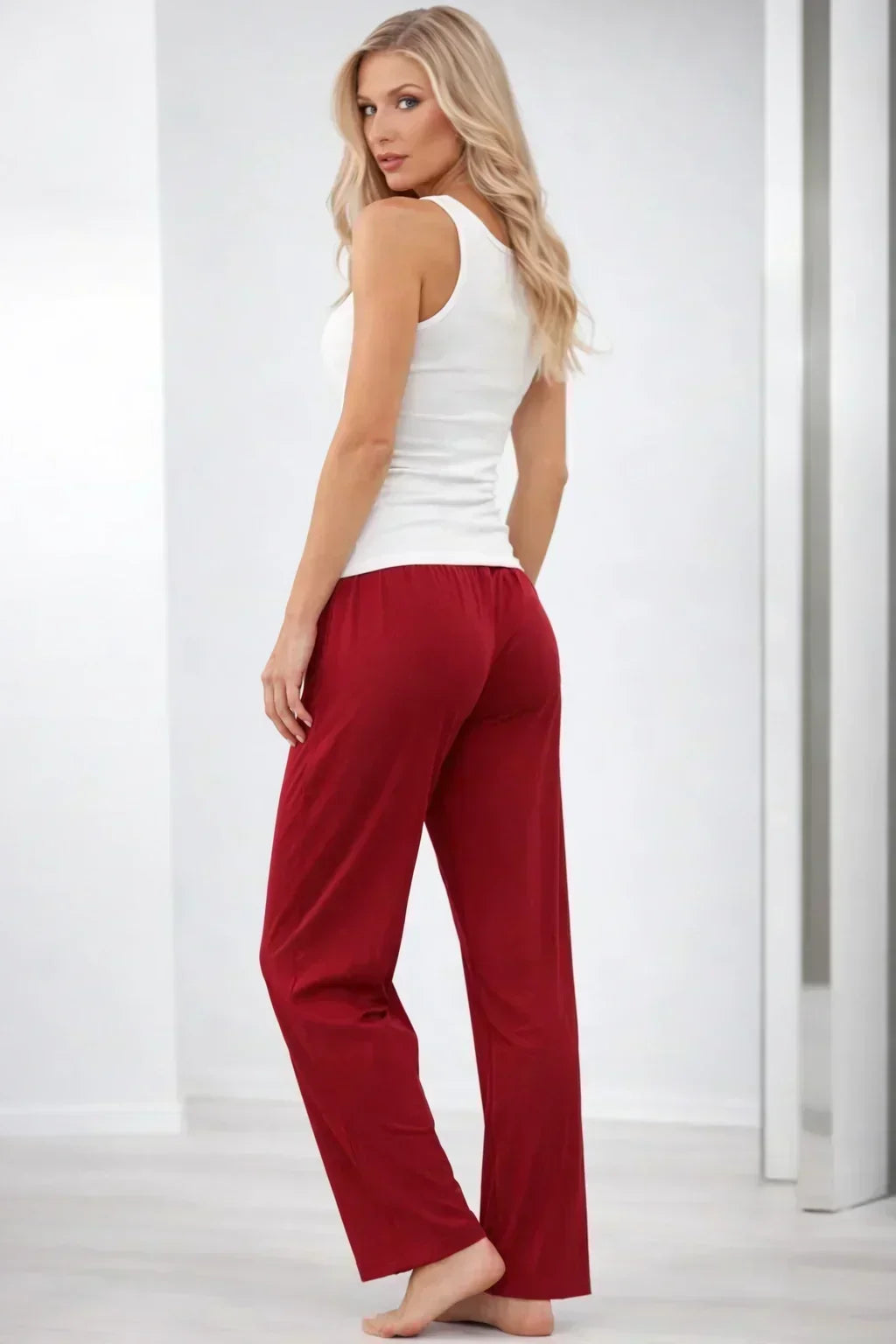 Women Bamboo Fabric Night Lower | Ultra Soft Breathable Lounge & Sleep Bottom Comfortable Nightwear Pants
