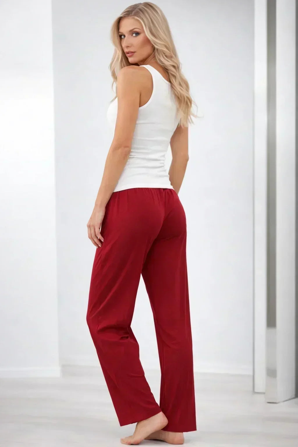 Women Bamboo Fabric Night Lower | Ultra Soft Breathable Lounge & Sleep Bottom Comfortable Nightwear Pants