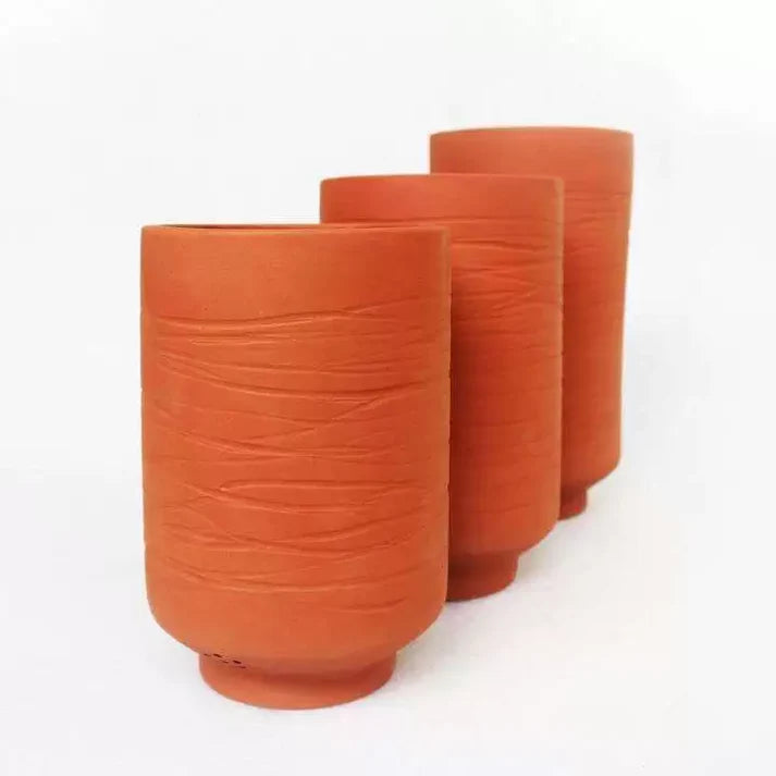 CraftLipi BARREL (L) Terracotta Planters