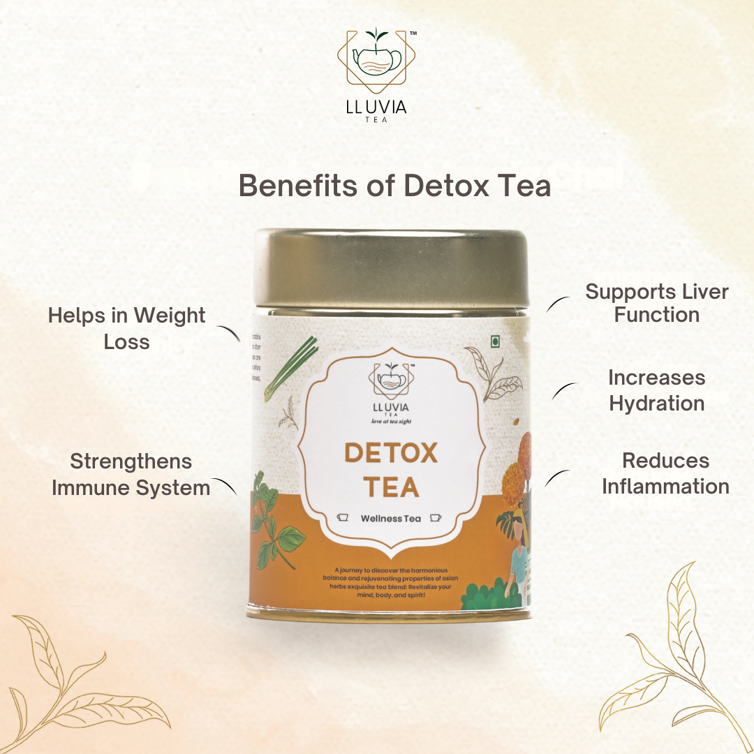 Lluvia Tea Detox Tea - Detoxification | Weight Loss | Improved Digestion (50 gm)