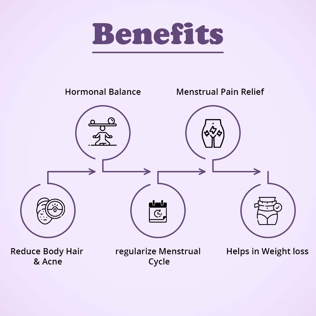 PCOS PCOD Basil with Black currant Tea - 100 Grams