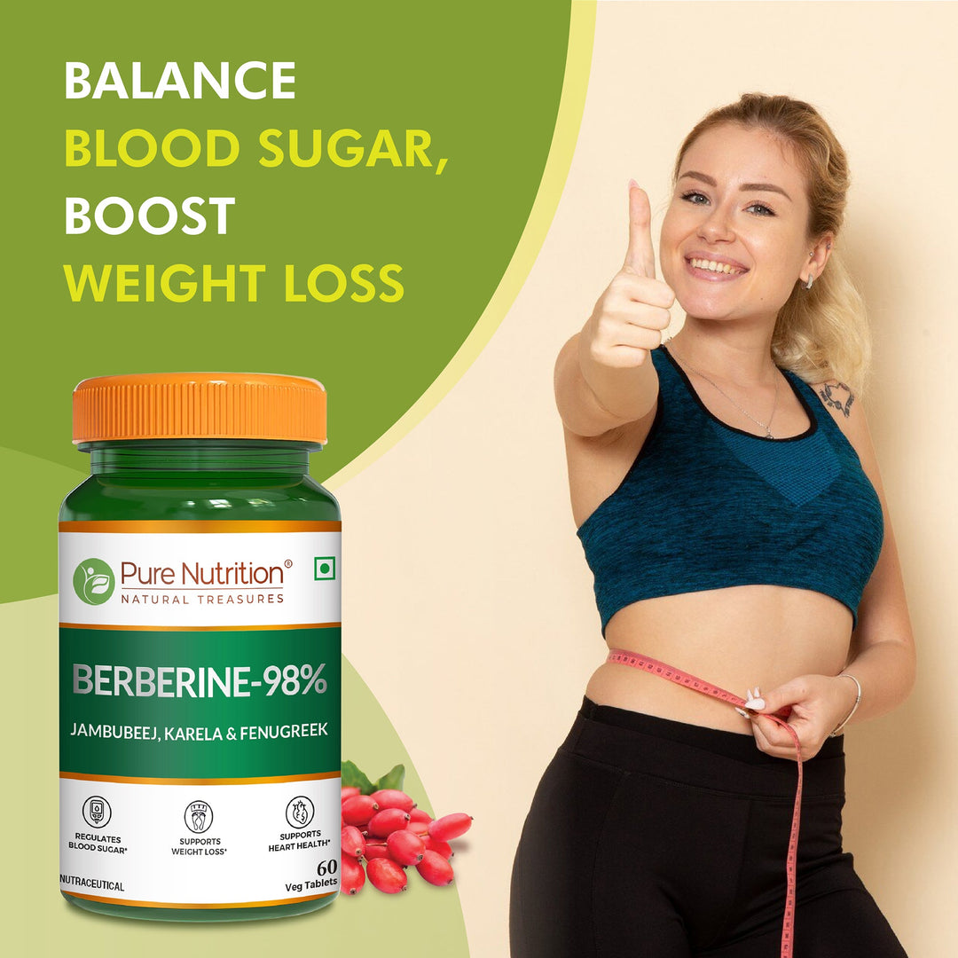 Berberine 98%  60 Vegetarian Tablets | Herbal Supplement