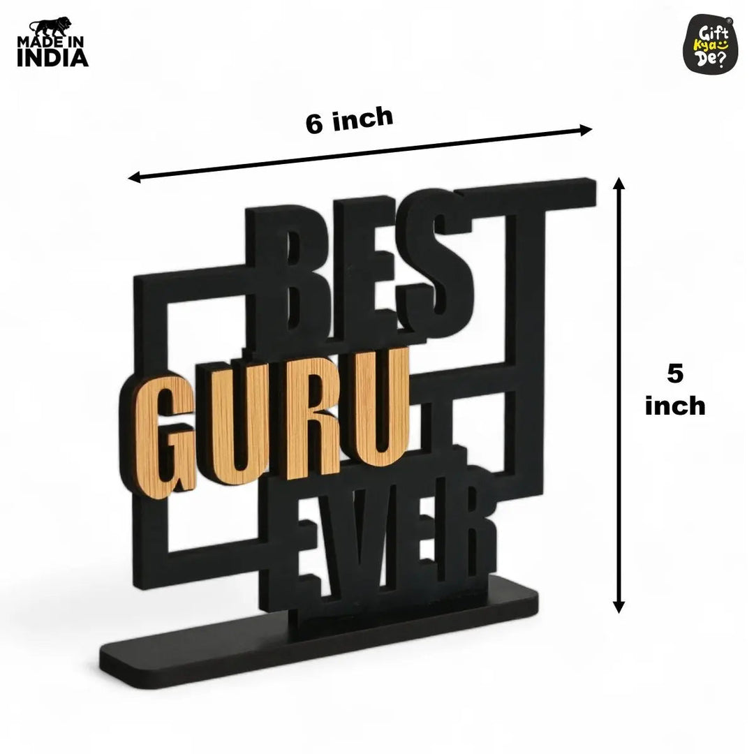 Gift Kya De Teacher Day Wooden Decorative Table Top  | Unique Teacher&