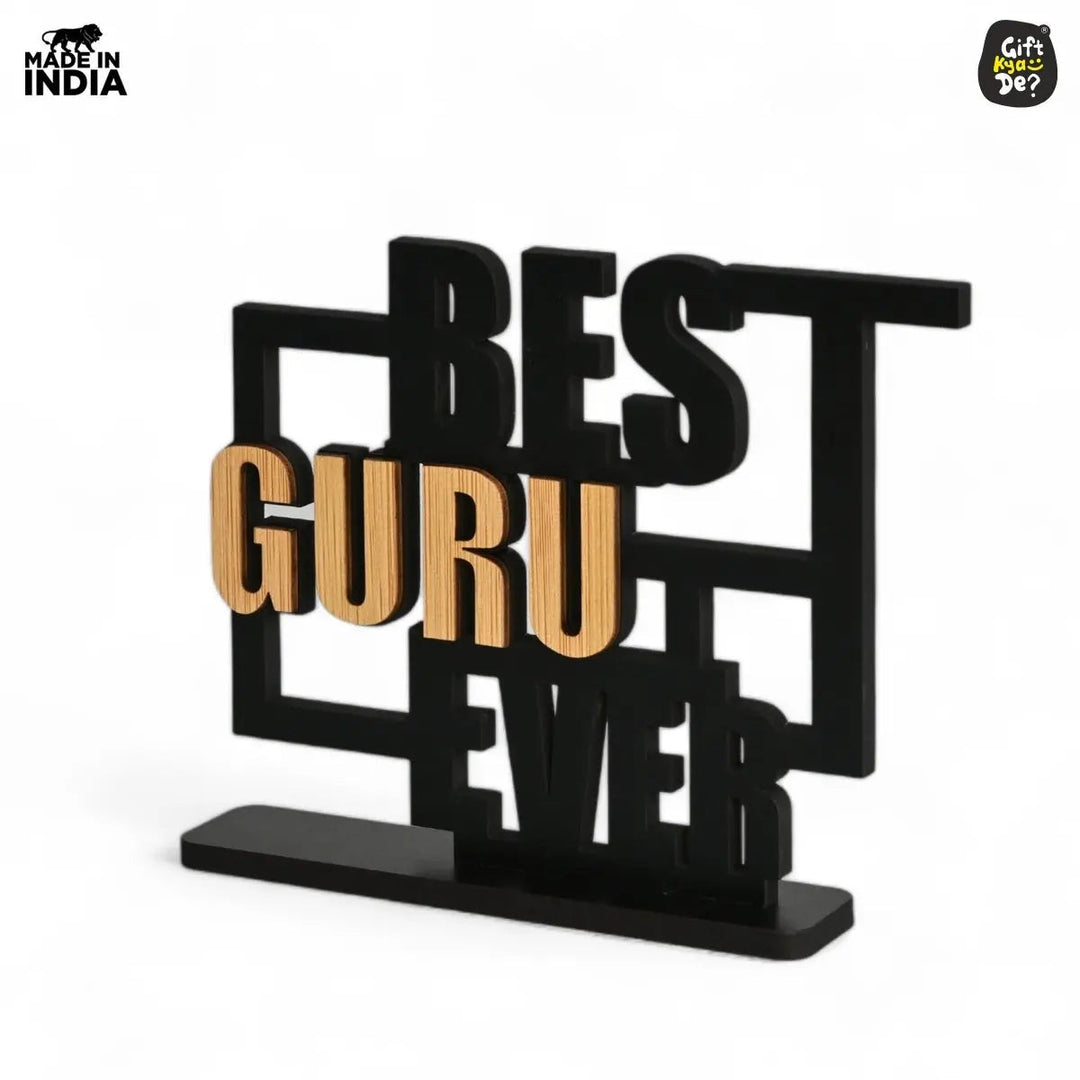 Gift Kya De Teacher Day Wooden Decorative Table Top  | Unique Teacher&