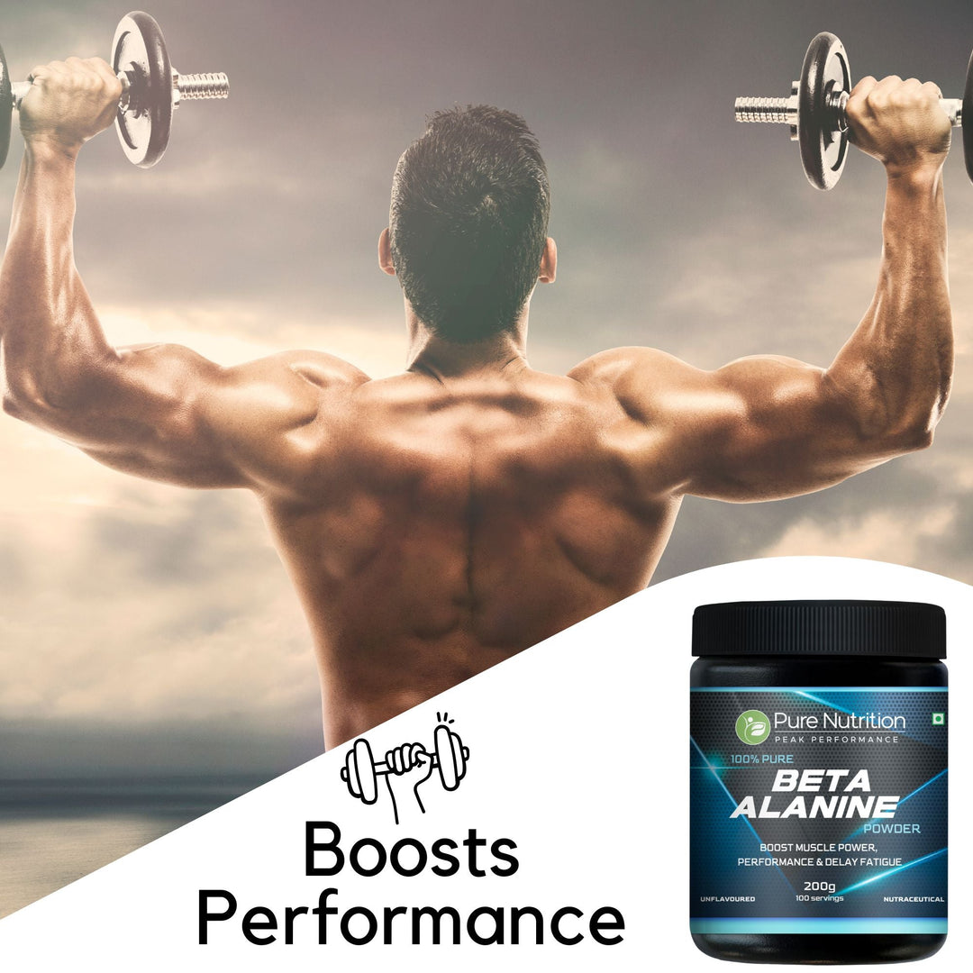 Pure Beta Alanine Powder 200g Unflavored | Pre-Workout Supplement for Muscle Power