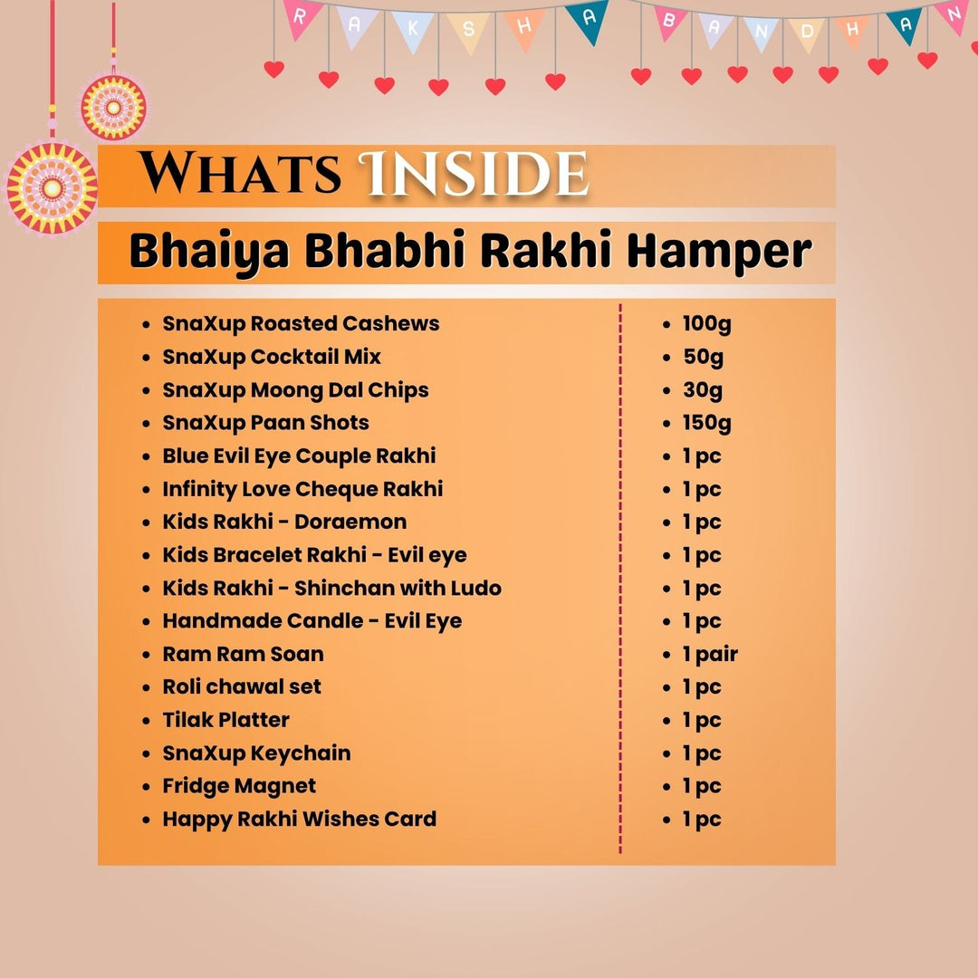 Bhaiya Bhabhi Rakhi Gift Hamper