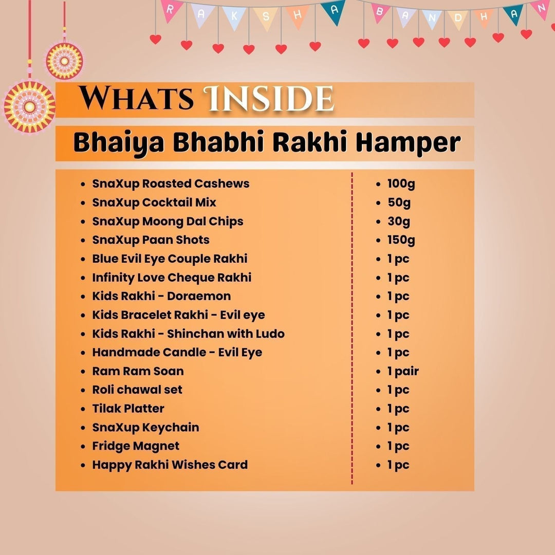 Bhaiya Bhabhi Rakhi Gift Hamper