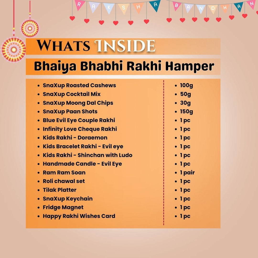 Bhaiya Bhabhi Rakhi Gift Hamper