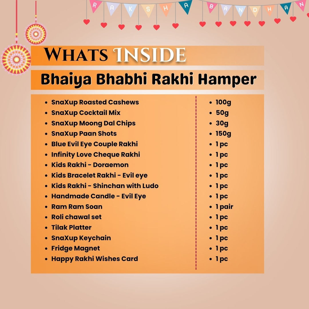 Bhaiya Bhabhi Rakhi Gift Hamper