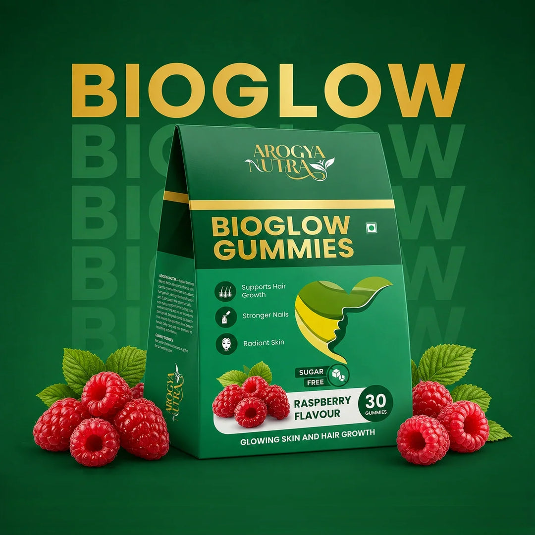BioGlow Gummies │ Biotin & Zinc │ Raspberry Flavor