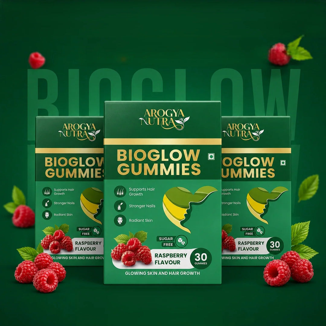 BioGlow Gummies │ Biotin & Zinc │ Raspberry Flavor