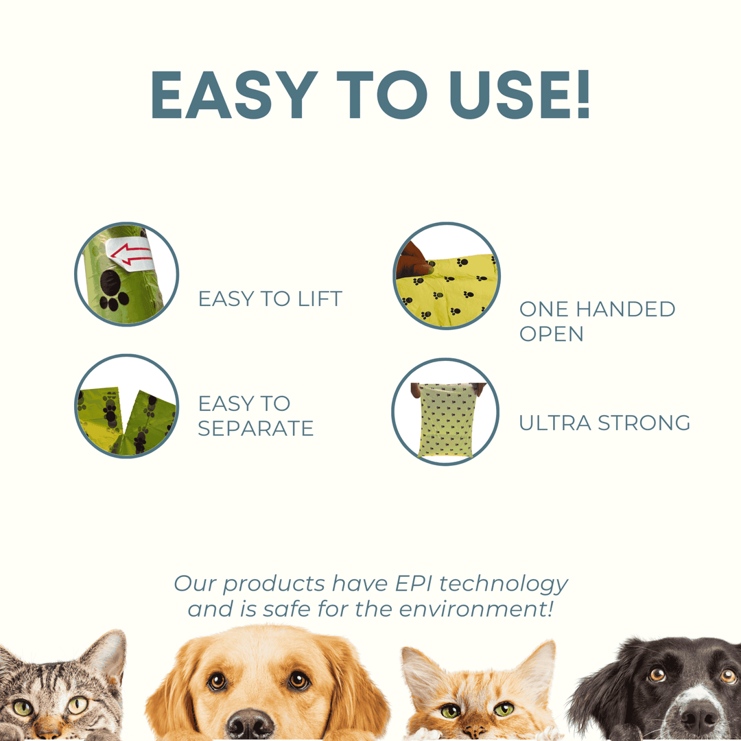 Irida Naturals Biodegradable Floral Scented Pet Poop Bags - 120 Bags