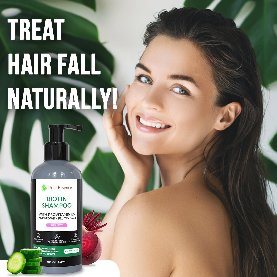 Biotin Shampoo with Provitamin B5 & Natural Fruit Extracts – 250ml