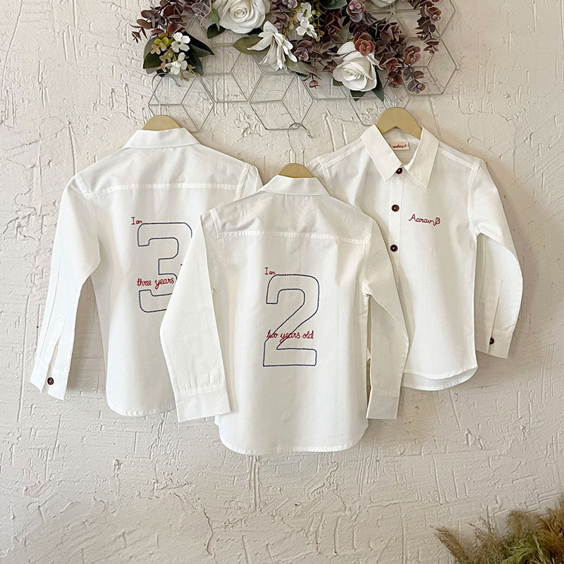 I am Three äóñ Personalized Birthday Shirt