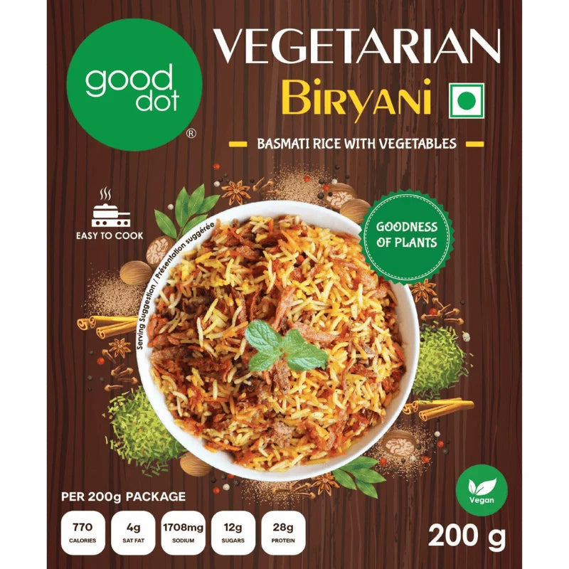 Gooddot Vegan Biryani (Pack of 4)