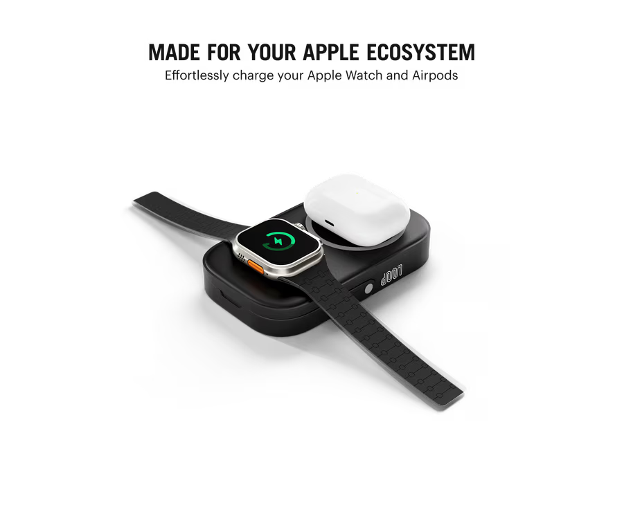 Loop MagSafe-Compatible Power Bank- 10000 mAh(Black,Space Blue,Titanium)
