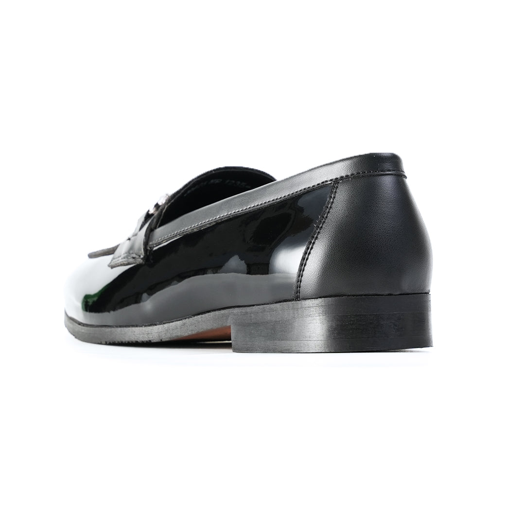 Monkstory Tux Bit Slip-Ons - Black