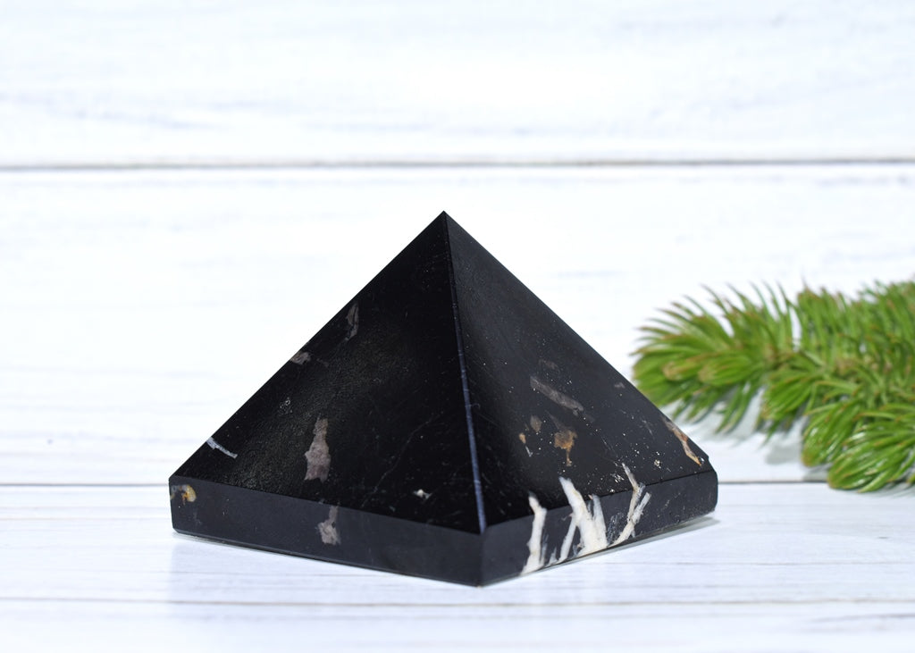 Bamboology Trends Real Black Tourmaline Prism For Protection From Negative Energies