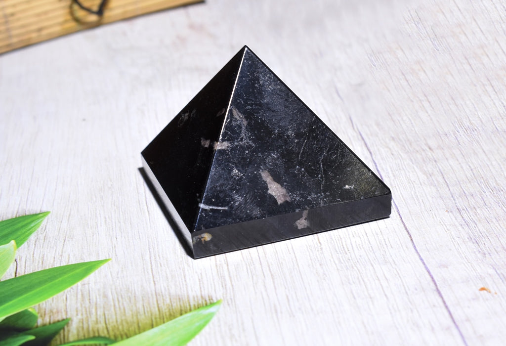 Bamboology Trends Real Black Tourmaline Prism For Protection From Negative Energies