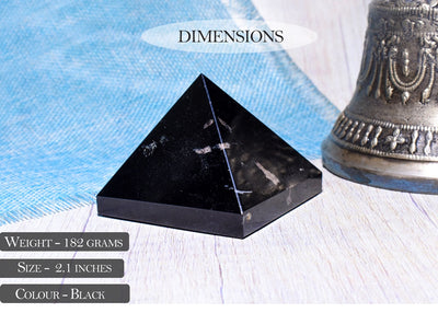 Bamboology Trends Real Black Tourmaline Prism For Protection From Negative Energies