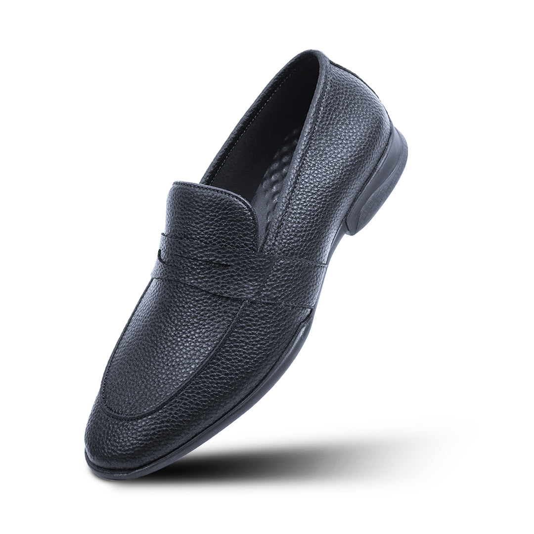 Monkstory Atelier 1950 Flex Penny Loafers 360  - Black