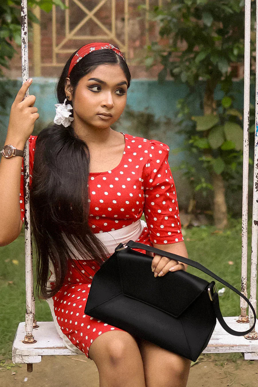 Hazel Vegan Leather Handbag