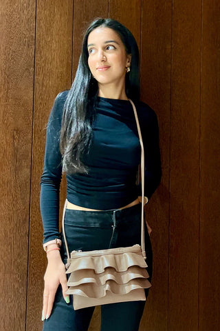 Bruffle Small Vegan Leather Crossbody