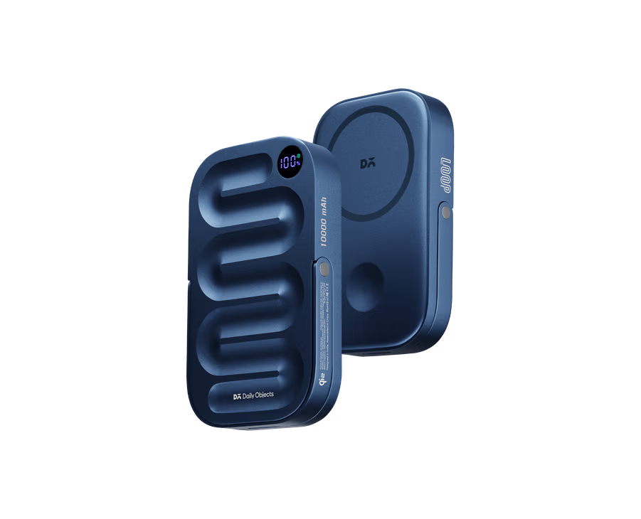 Loop Qi2-Certified MagSafe-Compatible Aluminium Power Bank 5000 mAh ( Black,Space Blue,Titanium)