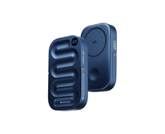 Loop Qi2-Certified MagSafe-Compatible Aluminium Power Bank 5000 mAh ( Black,Space Blue,Titanium)