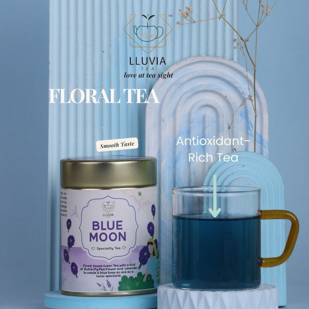 Lluvia Tea Blue Moon Tea - Weight Loss | Skin Glow | Mind Relax (50 gm)