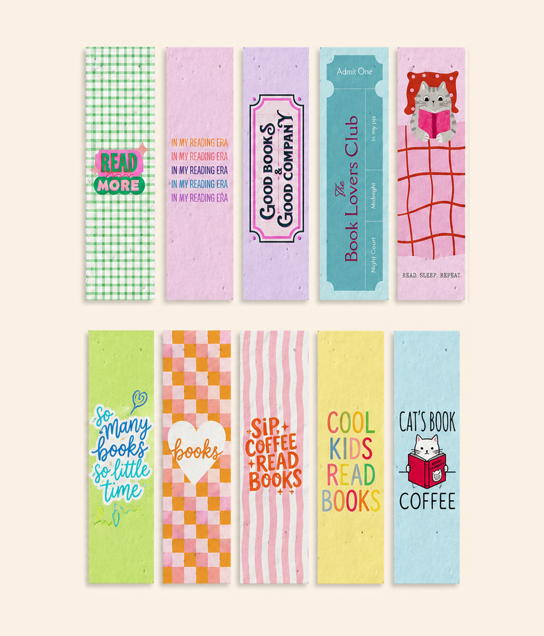 Plantable Bookmarks (Pack of 10)